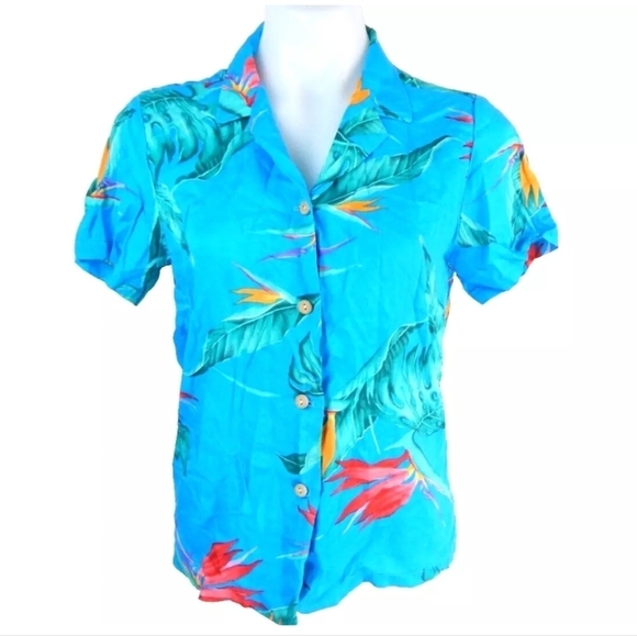 Paradise Found Bird of Paradise Floral Shirt - Picture 1 of 4
